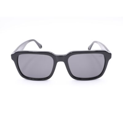 Sunglasses model AR 8194U, black color, black lens, acetate, rectangular shape, unisex, 145 mm arm, 19 mm bridge, 53 mm lens size
